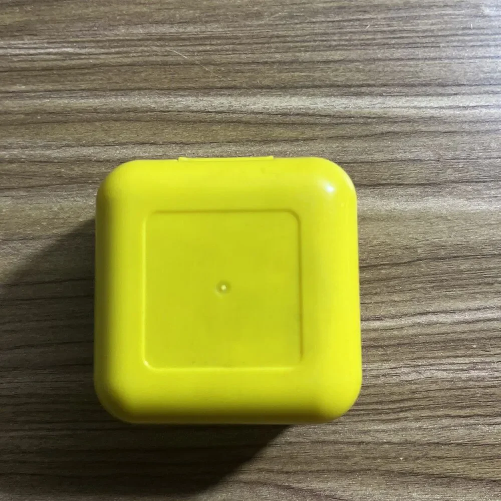 Starface Yellow Compact With Mirror Travel Container Only